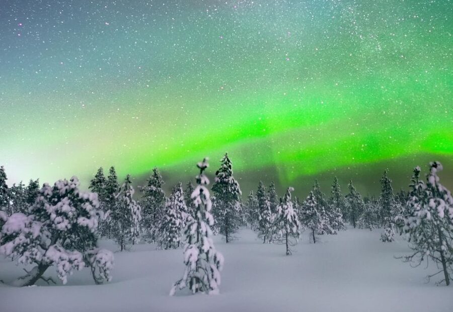 Levi: Northern Lights Snowmobile Tour with Snacks and Drinks - The Route Start: Van Transfer Then Two Snowmobile Legs