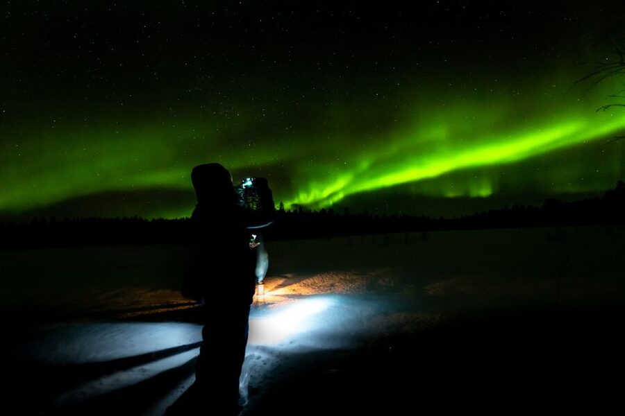 Levi: Northern Lights Tour by Minivan - How the Minivan Pickup Works in Levi