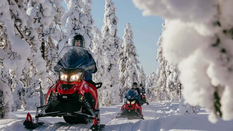 Levi: Snowmobile Safari to the Levi Nature - Meeting at Levi Tourist Info (Myllyjoentie 2) and Getting Warm Fast
