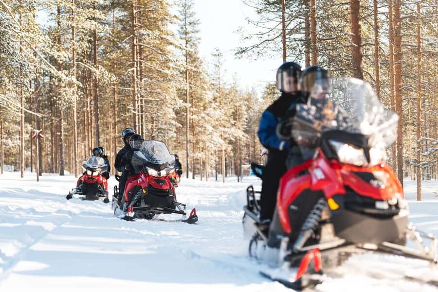 Levi: Snowmobile Safari to the Levi Nature - The Van Ride: Short, but It Sets the Tone