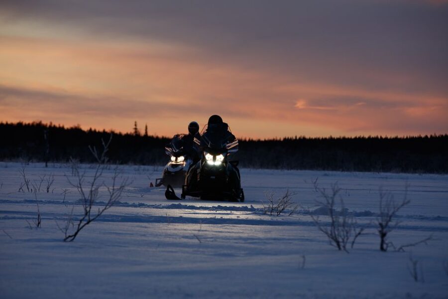 Levi: Snowmobile Tour to Snow Village - Lunch at the midway point: warm food, real energy, and the soup factor