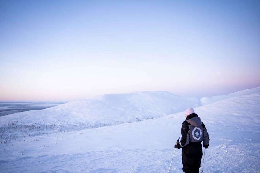 Levi: Snowshoe Adventure in the Wilderness - From Sirkka pickup to a remote minivan ride