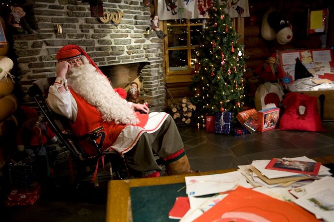 Meet Santa Claus & Santa's Reindeer Ride & Greet Huskies - Crossing the Arctic Circle and meeting Santa’s elves first