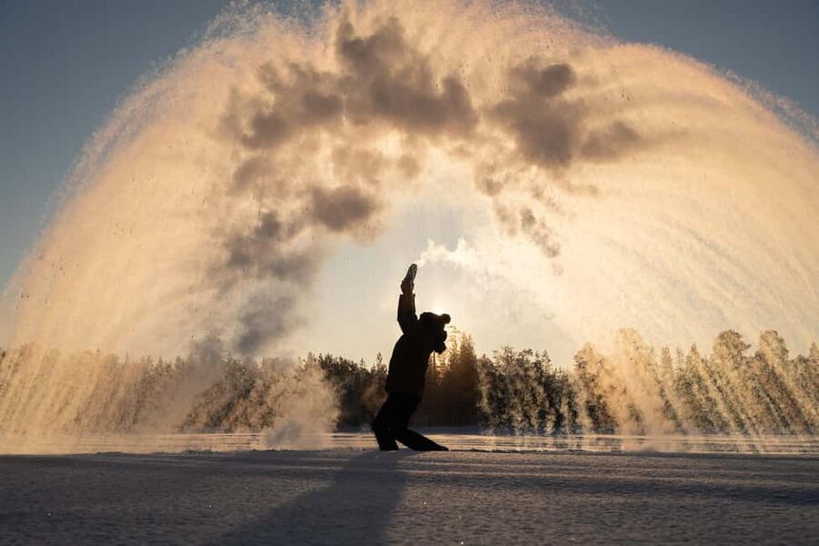 Muotkantunturi Park, Inari - Snowshoeing Experience - The 2-hour snowshoe route, step by step in the cold quiet