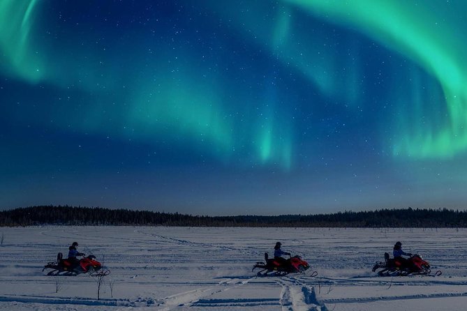 Night Snowmobile Safari, Rovaniemi - Why this night snowmobile safari is built for Northern Lights chances