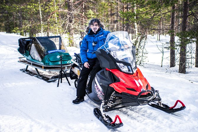 Northern Lights Snowmobile Sleigh Ride - The Light-Hearted Shamanism Moment (Yes, It’s Part of the Show)