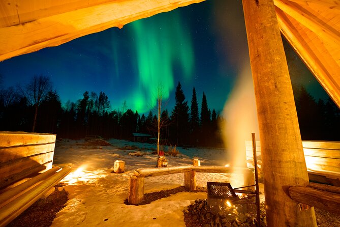 Northern Lights Tour in Atmospheric Cottage - Fire-Cooked BBQ Snacks, Hot Blueberry Juice, and Local Comfort
