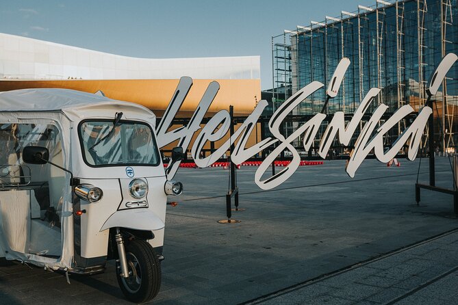 Private TukTuk guided Tour in Helsinki 2,5 hrs - Comfort, audio headsets, and what the ride feels like