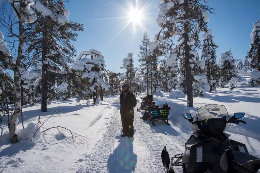 Pyhä: Forest Trails Snowmobile Safari - Pyhä Snowmobile Safari: Fast Fun in the Pyhätunturi Winter