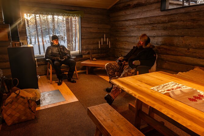 Ranua Lupland Activity Park Entry with Reindeer Experience - Sauna, ice bath choice, and the campfire comfort loop