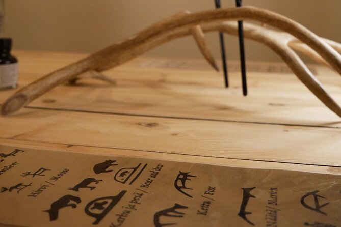 Reindeer Antler Workshop - What you make: choosing your symbol and turning it into antler ink