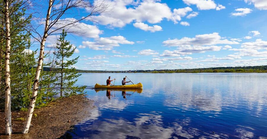 Rovaniemi: All-Day Canoe Adventure - The 6-Hour Rhythm: Training, Paddling, Fire Break, Finish