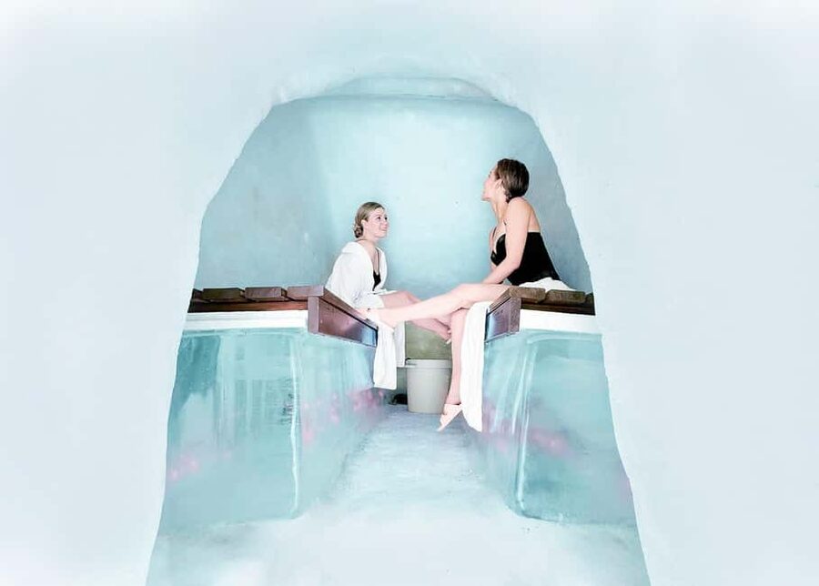 Rovaniemi: Arctic SnowHotel Tour and Snow Sauna Experience - Outdoor Jacuzzi, Winter Gear, and Sledding at the Lakeside