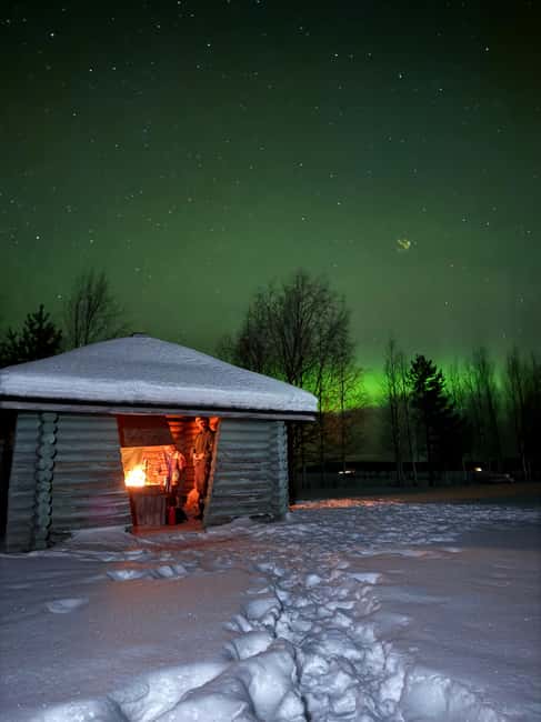 Rovaniemi: Aurora hunting and a fireside BBQ experience - The big idea: Northern Lights hunting, then a fireside BBQ that actually fixes the cold
