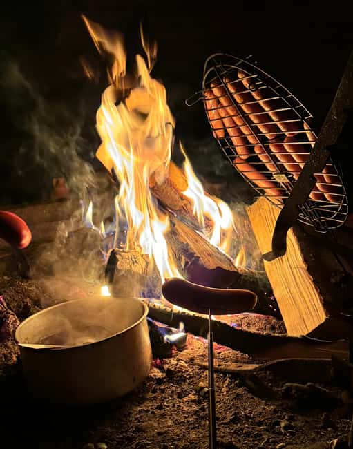 Rovaniemi: Aurora hunting and a fireside BBQ experience - How guides hunt the aurora when the sky is unpredictable