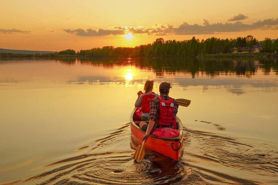 Rovaniemi: Canoe Trip under the Midnight Sun - Where you paddle: islands, open river stretches, and picture-perfect pauses