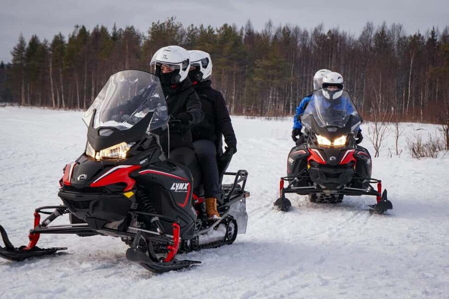 Rovaniemi: Drive New 2025 Snowmobiles on Arctic Safari & BBQ - BBQ by the fire: hot dogs, sausages, and teepee-style warmth