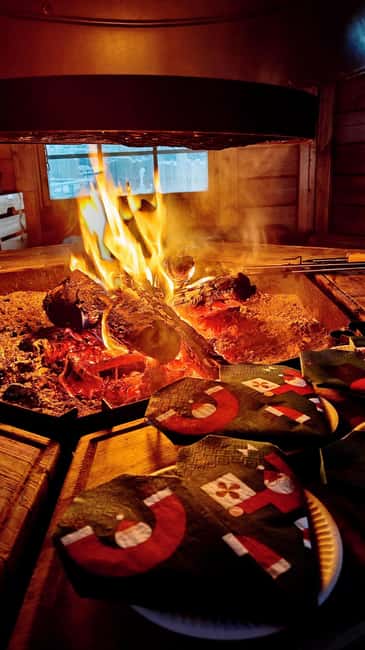 Rovaniemi: Husky Safari with Transfers & BBQ - Kota time: hot drinks, grilled sausages, and roasting marshmallows