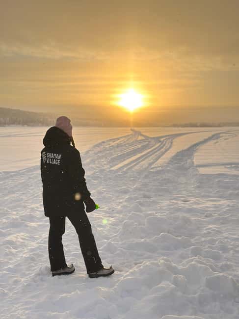 Rovaniemi: Ice Fishing The Finnish Way - Shaman Village start, glass igloo area vibes, and the easy warm-up
