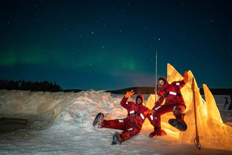 Rovaniemi: Ice Floating in Forest Lake with Aurora Borealis - Ice Floating in Rovaniemi: what the experience is really like