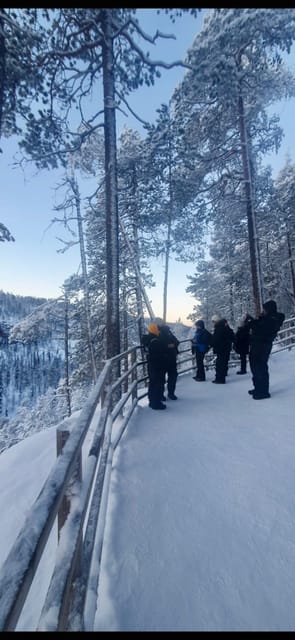 Rovaniemi: Korouoma Frozen Waterfalls Hike & Hot BBQ Lunch - From Rovaniemi by Van: The 7-Hour Day Trip Pace