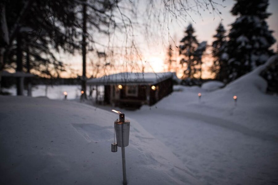 Rovaniemi: Lappish Evening Experience with Dinner - The Arctic lake dip or snow jump (and what to choose)