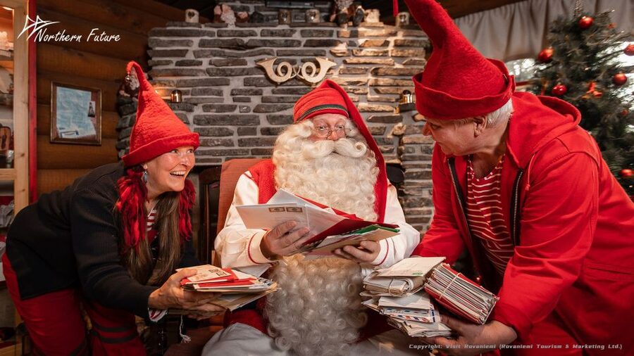 Rovaniemi: Meet Santa Claus, Reindeer Sleigh Ride & Huskies - Santa Claus Village guided tour: elves, meeting Santa, and an Arctic Circle certificate