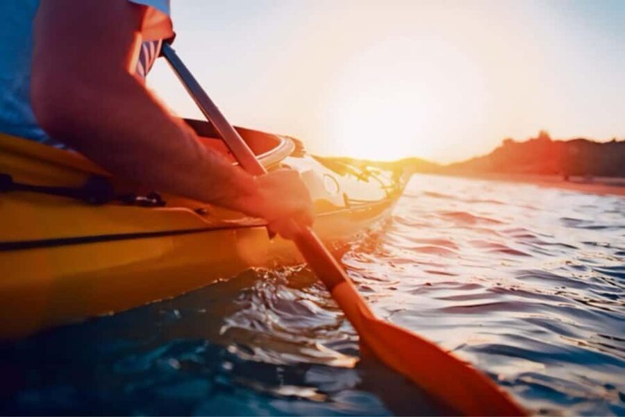 Rovaniemi: Midnight Sun Canoeing Adventure & BBQ - The water part: calm lake paddling under a sky that never sets