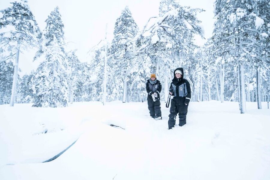 Rovaniemi: Nordic Forest Wilderness Adventure - Climbing Toward the Lookout Tower on the Arctic Fell