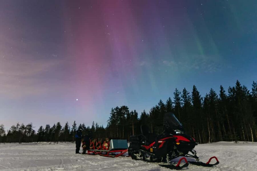 Rovaniemi: Northern Lights Family-Friendly Snowmobile Safari - How the driver swap and child sleigh system works in practice
