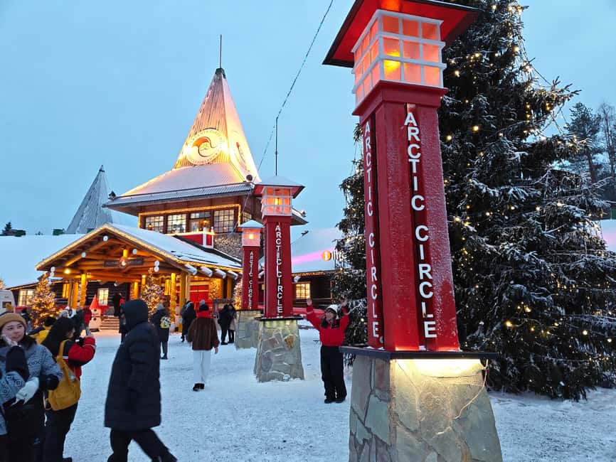 Rovaniemi: Private Santa Claus Village Tour & Sleigh Ride - Mercedes-Benz V-Class pickup, comfort you notice right away