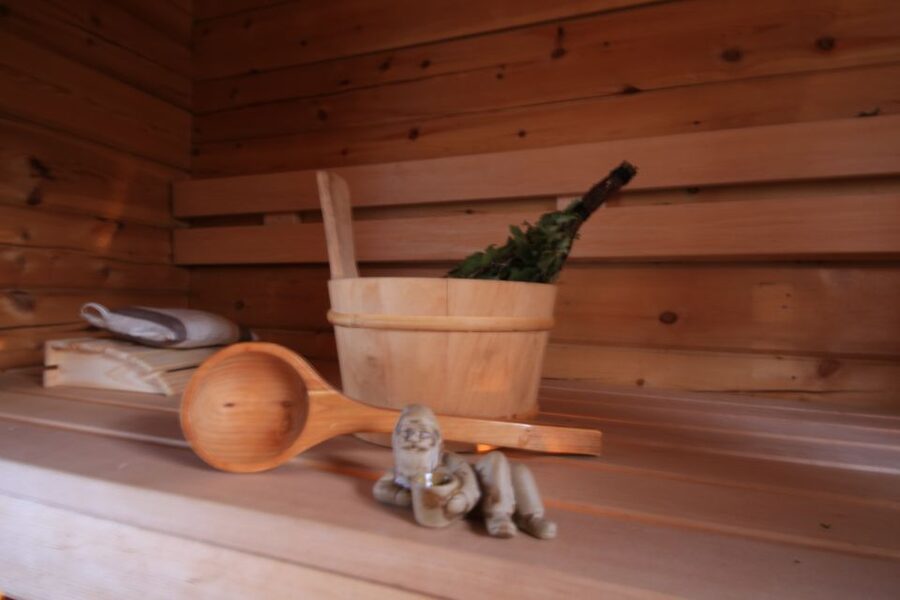 Rovaniemi: Private Sauna, Jacuzzi and Dinner - The sauna and outdoor jacuzzi, hour by hour