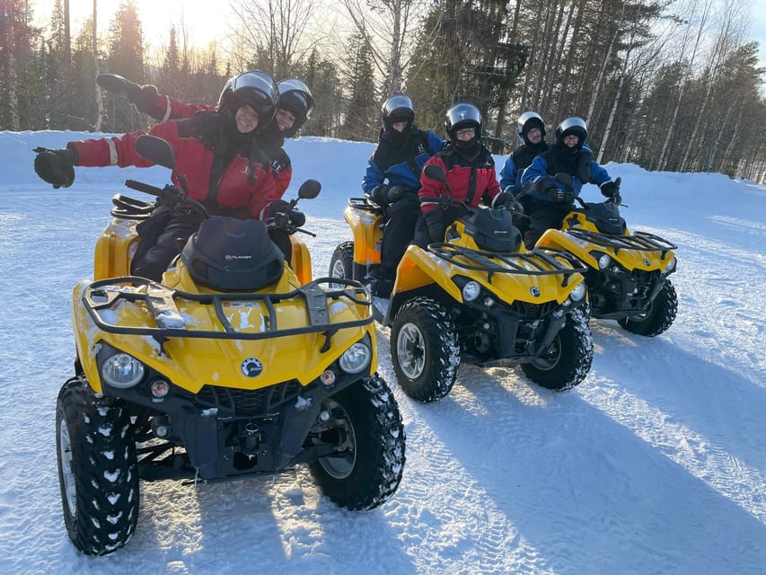 Rovaniemi: Quad Bike Ride and Ice Fishing - The Hour-Long Quad Bike Ride Through Lapland Forest