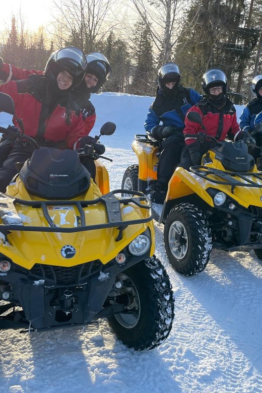 Rovaniemi: Quad Bike Ride and Ice Fishing - Ice Fishing on a Frozen Lake: Drill, Wait, and Enjoy the Views