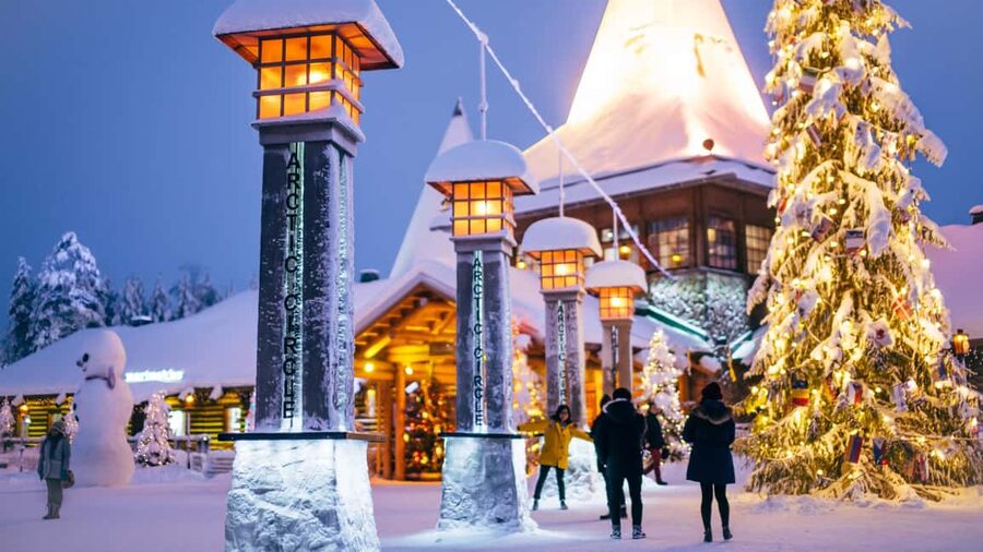 Rovaniemi: Reindeer & Husky Ride with Santa Claus Village - Meet Alaskan Huskies, Then Ride Through the Snow Forest