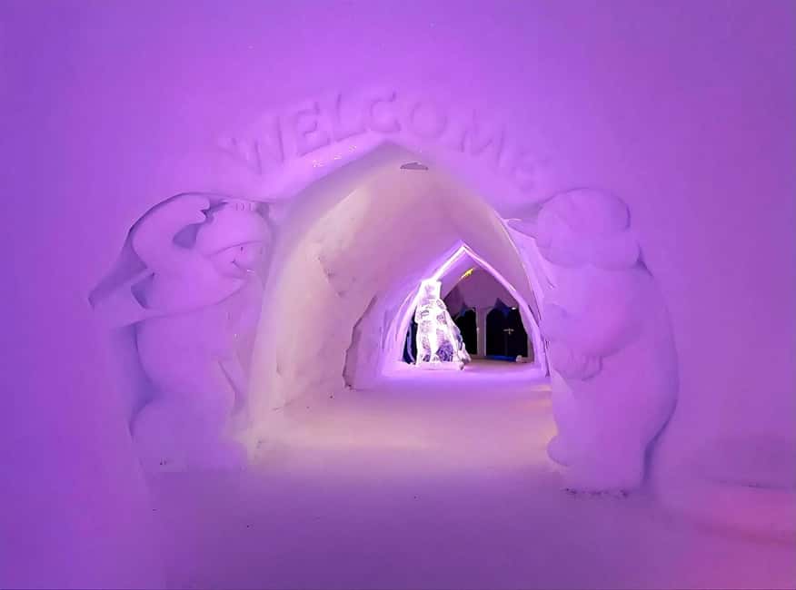 Rovaniemi: Santa Claus Village and Santa Park Day Trip - Snowman World (Dec 6 to Mar 17): ice slides, snow sculptures, winter playground