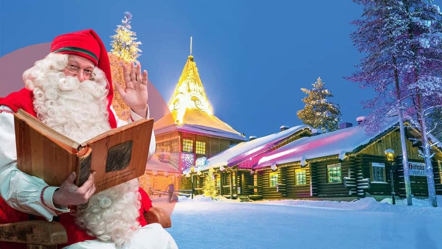 Rovaniemi: Santa Claus Village with Husky & Reindeer Ride - Husky farm time: learn the dogs before you sit on the sled