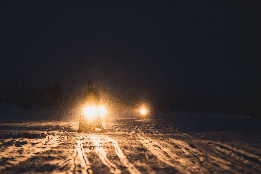 Rovaniemi: Search for Northern Lights Snowmobiling Trip - Wild Nordic Finland Safari Center: where you gear up and get set