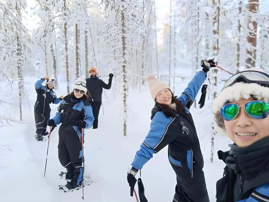 Rovaniemi: Small-Group Snowshoe Tour at Vikaköngäs & BBQ - A protected winter walk in Vikaköngäs near Rovaniemi