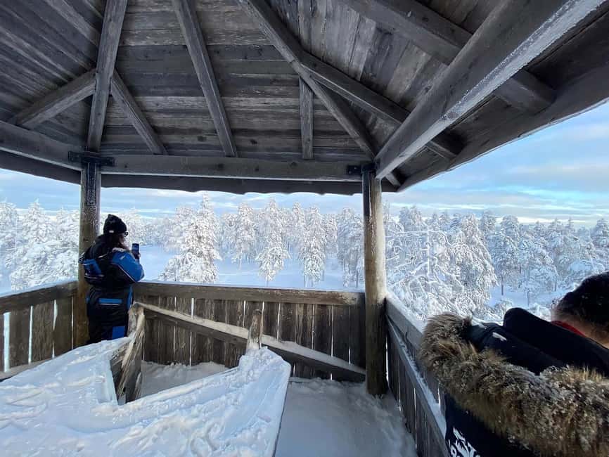 Rovaniemi: Small-Group Snowshoe Tour at Vikaköngäs & BBQ - Getting there in a brand-new 2025 Ford Tourneo 4x4, warm start included
