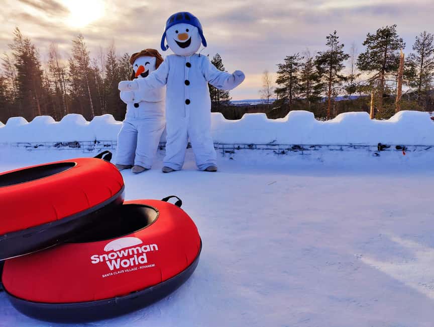 Rovaniemi: Snowman World Entry Ticket in Santa Claus Village - Ice Bar Drinks and Snow Restaurant Lunch or Dinner: The Arctic Dining Part