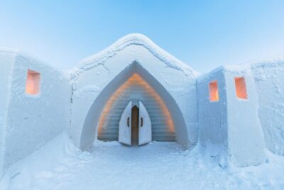 Snowmobile Safari to Arctic Snow Hotel