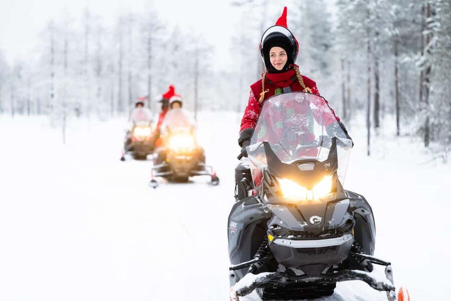 Rovaniemi: Snowmobile Safari with Santa's Elves - Santa’s Elves lead the snowmobile, not a random guide