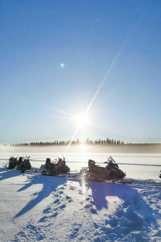 Rovaniemi: Snowmobiling and Ice Fishing - Winter Clothing Included, Because Lapland Cold Is Real