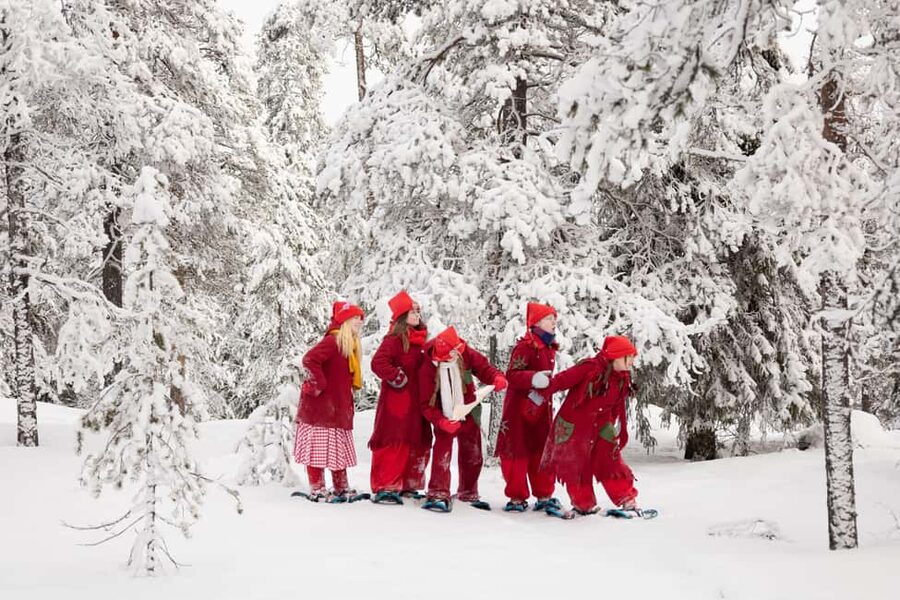 Rovaniemi: Snowshoe walk with Santa's cheerful Elf - Santa’s Elves Meet You at the Elf Adventure Center
