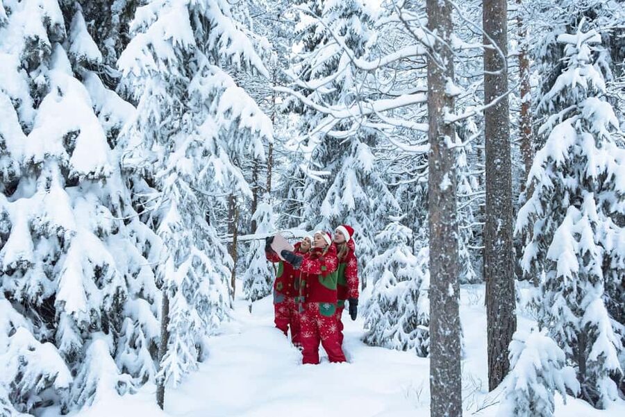 Rovaniemi: Snowshoe walk with Santa's cheerful Elf - Elf Cookies and Warm Drinks: Ending the Walk Right