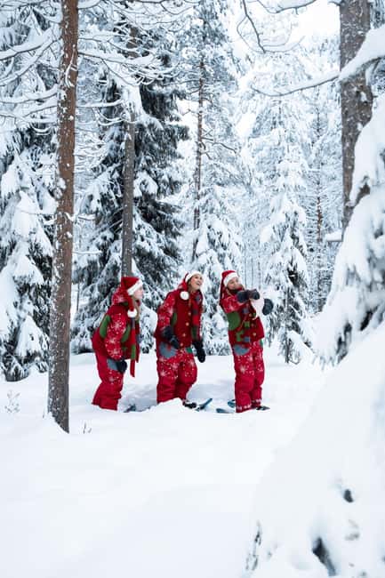 Rovaniemi: Snowshoe walk with Santa's cheerful Elf - The 1.5-Hour Snowshoe Walk: Calm Pace in the Arctic Forest