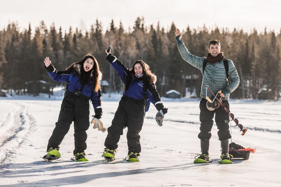 Rovaniemi: Winter Wilderness Snowshoeing Trip - The fire-making lesson, wood chopping, and why this is more than a demo