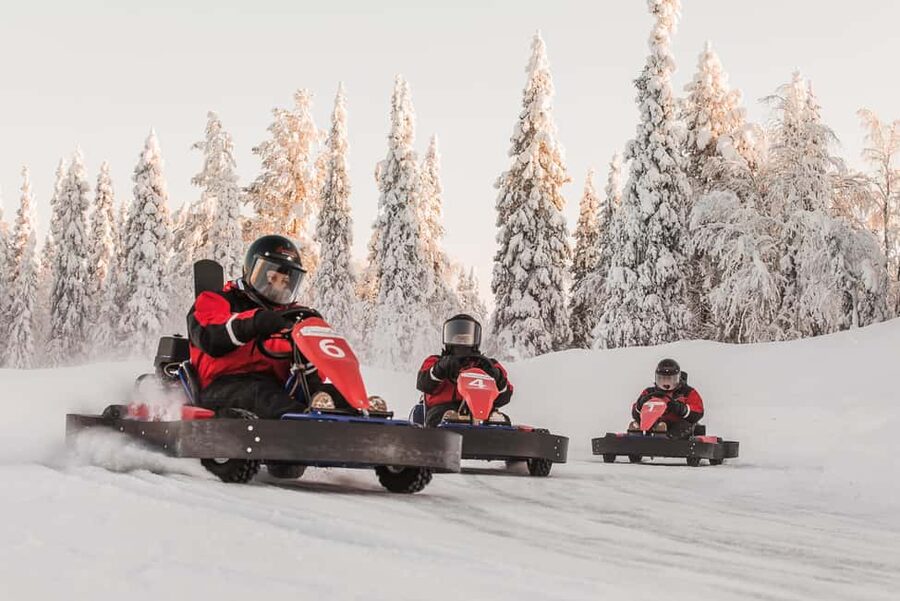 Ruka: Ice Karting Race - Ruka ice karting, the real winter workout for your driving brain
