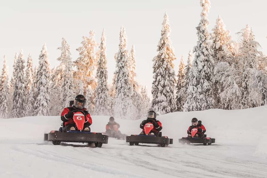 Ruka: Ice Karting Race - How the 1-hour session plays out at Lammintupa